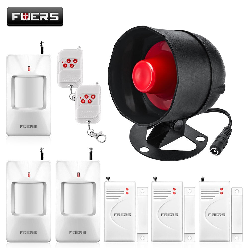 Fuers WIFI Tuya Smart Alarm System Siren Speaker Loudly Sound Home Alarm System Wireless Detector Security Protection System