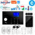 WiFi GSM Alarm System Tuya Smart Home TFT Screen RFID APP Touch Keyboard House Burglar Security Alarm Support Voice Switching