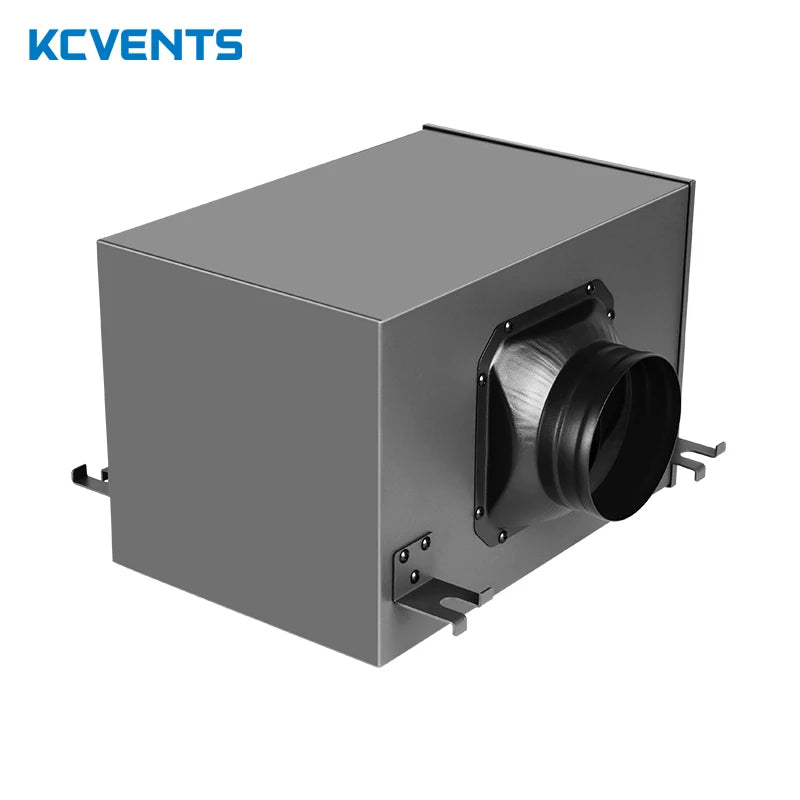KCvents 250mm 3 Layers for Ventilation System Purification Fresh Air Filter Box With H13 Hepa And Carbon Filter