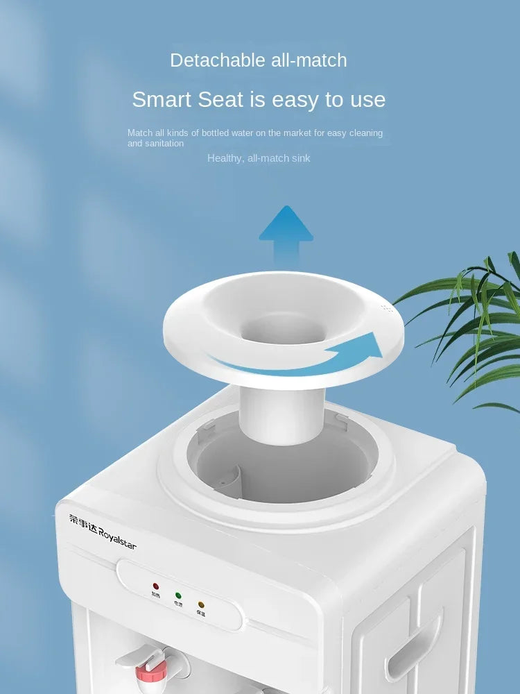 Vertical hot and cold water dispenser household small multi-functional top bucket fully automatic water supply office new model