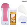 Professional Single Handheld Depilatory Wax Hair Removal Machine with EU/US Plug Portable Epilator Roll on Wax Heater Wax Heater