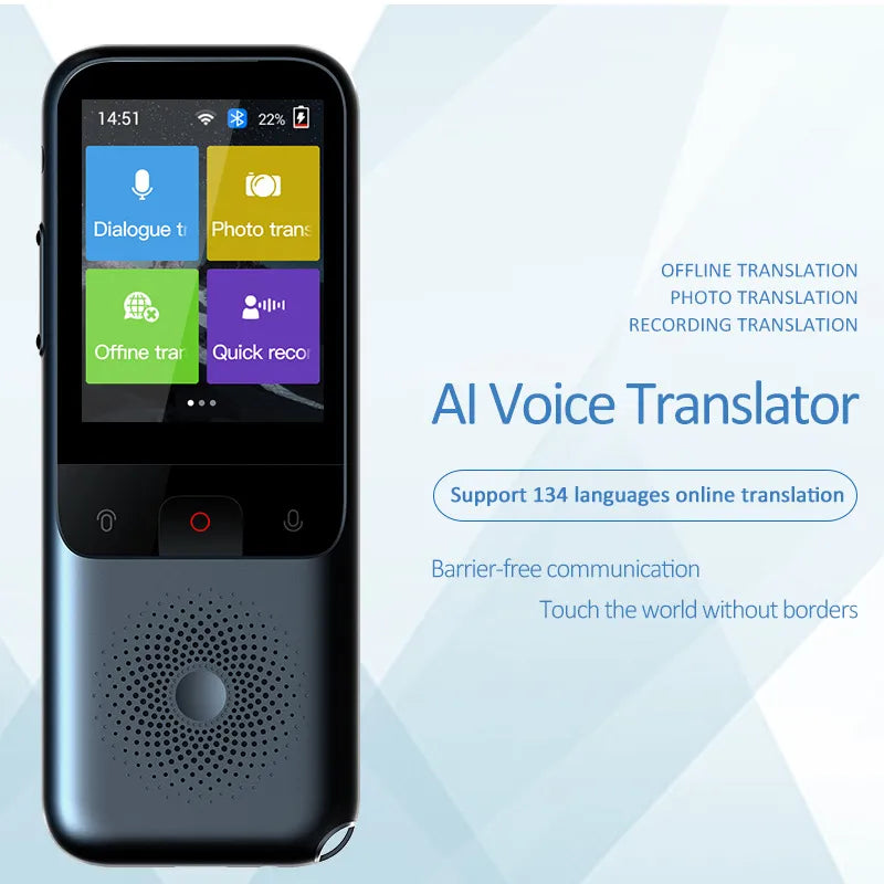 T11 Intelligent voice translation photo translation WIFI AI language translation machine