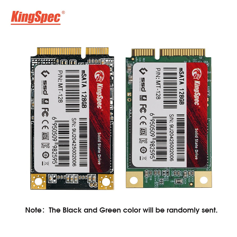 KingSpec mSATA SSD 128GB 256GB 512GBSSD 1TB HDD Mini PCIe Internal Solid State Drive Disk SSD Mini SATA For Dell Notebook PC