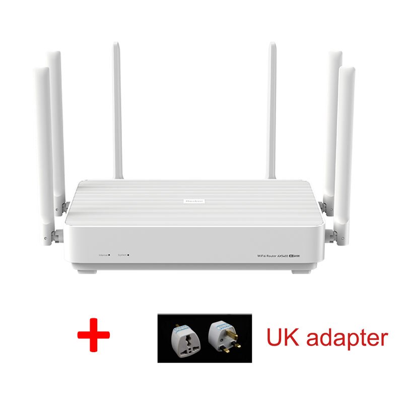 Original Xiaomi Redmi AX5400 Wifi Router Mesh System Wi-Fi 6 Plus 160MHz Work With Xiaomi mijia mihome App Network Cable