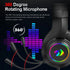 REDRAGON HYLAS H260 RGB Gaming Headphone,3.5mm Surround Sound Computer PC Headset Earphones Microphone for PS4 Switch Xbox-one