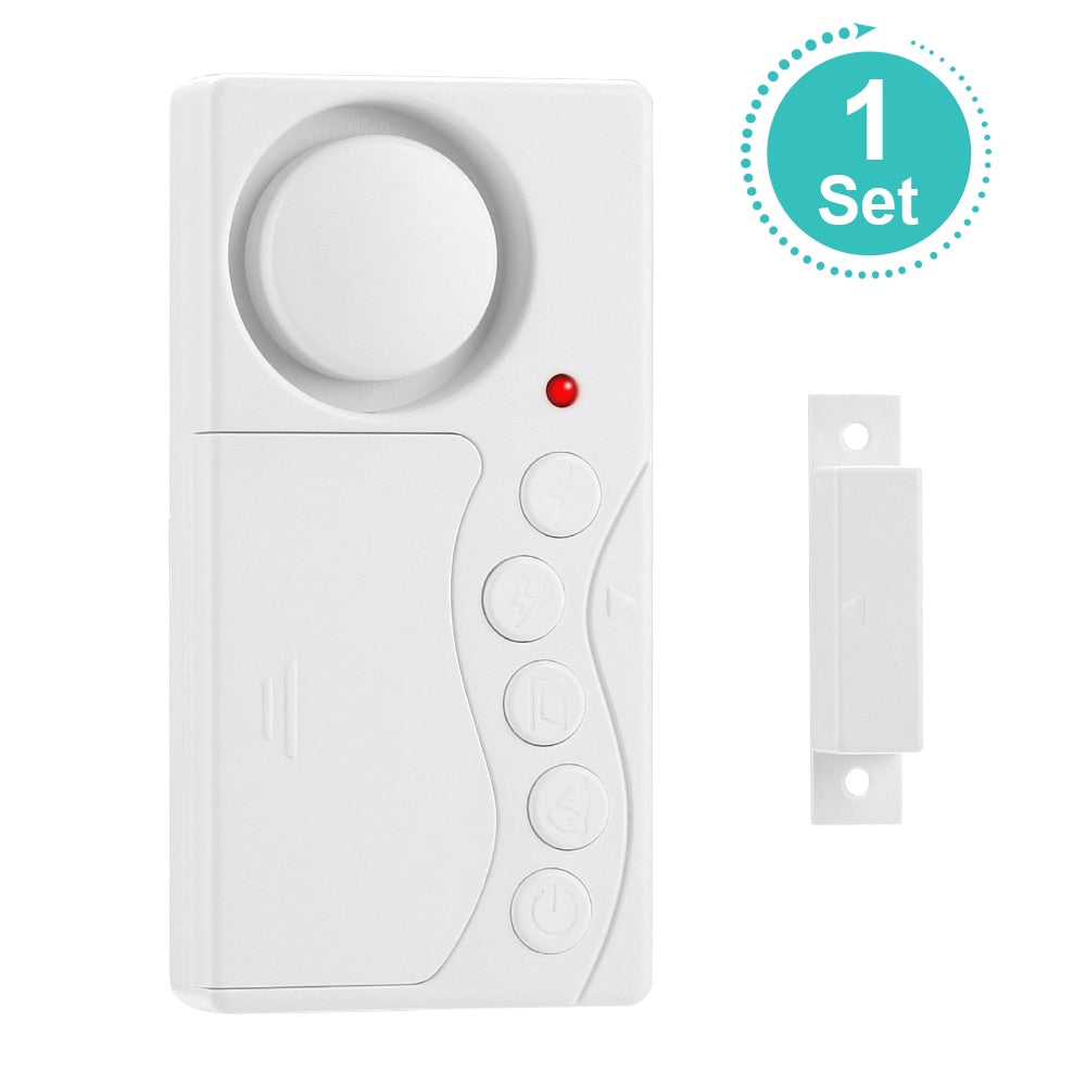 Hollarm Door Opening Sensor Wireless Time Delay Door Alarm Anti-theft Door Window Security Alarm Refrigerator Alarm Door Sensor