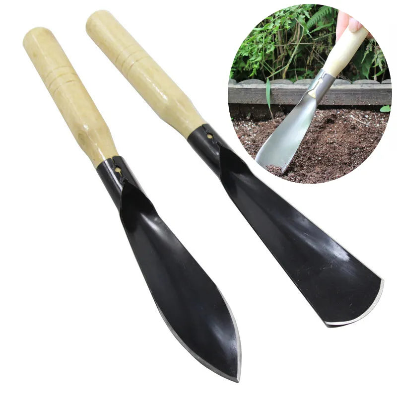 Household grass pulling tool Digging soil and wild vegetable shovel Transplanting and lifting shovel gardening tools