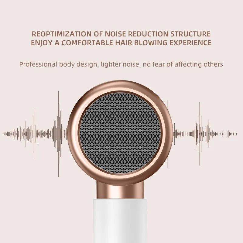 2000W 5th Gear Professional Hair Dryer Negative Lonic Blow Dryer Hot Cold Wind Air Brush Hairdryer Strong PowerDryer Salon Tool
