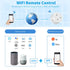 20A Tuya Smart Socket WiFi UK Plug 3pin Adapter Home Alexa Voice Control With Energy Monitering Timer Function Power Outlet Set