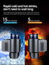 Car Coffee Heating Cooling Cup Hot and Cold Dual Position Stainless Steel Coffee Cup Travel Electric Warmer Mug for Office Home