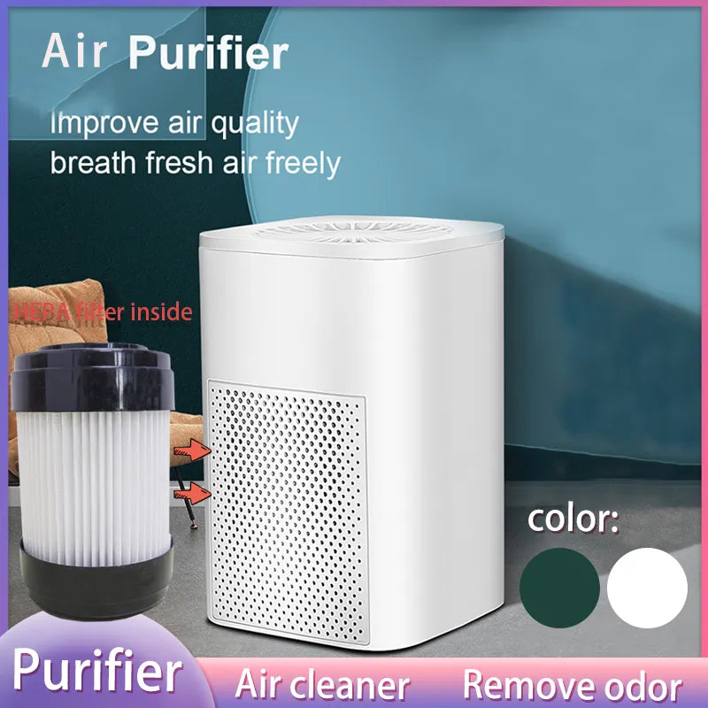 Xiaomi Youpin Air Purifier for Home HEPA Filter PM 2.5 Mini Protable Negative Ion Remove Formaldehyde Smoke Odor Air Cleaner