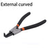 1pcs 7 inch Snap Ring Pliers Set Internal/External Circlip install uninstall Kits Snap Rings Puller Hand Circlip Plier