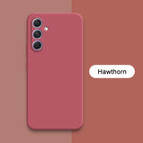 Original Square Liquid Silicone Phone Case for Samsung Galaxy A54 5G Camera Protective 360 Shockproof Cover SamsungA54 Housing