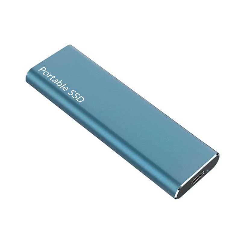 Portable 1TB SSD Mobile External Hard Drive Type-C USB 3.1 High Speed 500GB External Storage Hard Disks for Laptops Windows Mac