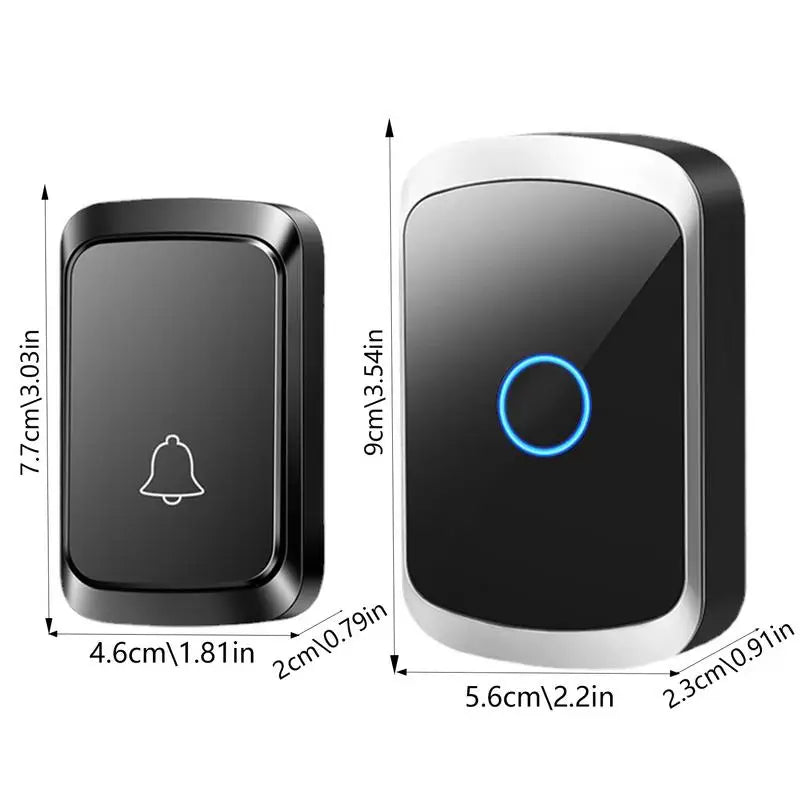 Home Welcome Doorbell Intelligent Wireless Doorbell Waterproof 60 Songs Remote Smart Door Bell