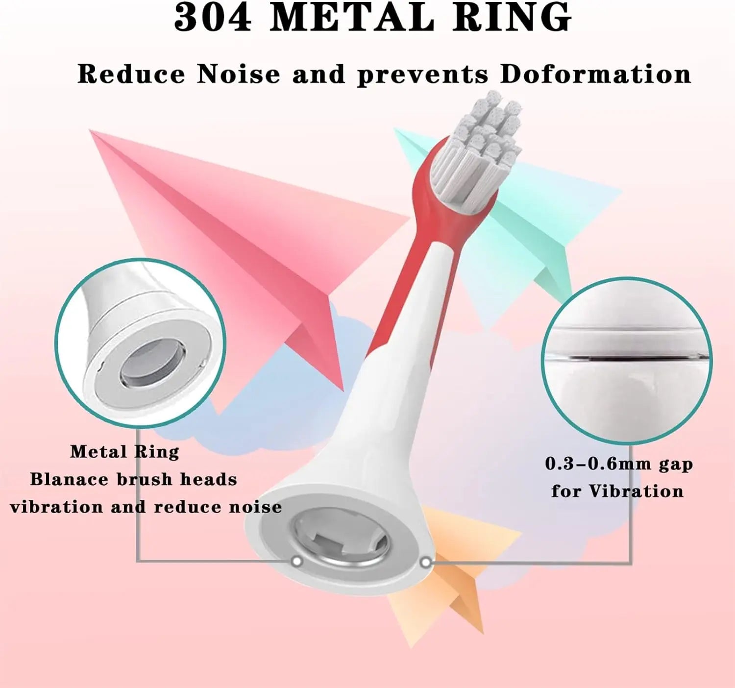 4/8/12/16/20PCS Kids Replacement Heads Compatible with Philips-Sonicare Electric toothbrushHX6042/94,HX6340,HX6034,HX6321,HX6331