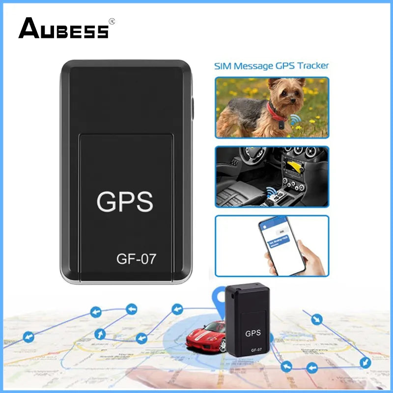 GF07 Car GPS Tracker Mini Miniature Intelligent Locator Real Time Tracking Device Anti-Theft Voice Recording Magnetic Vehicle