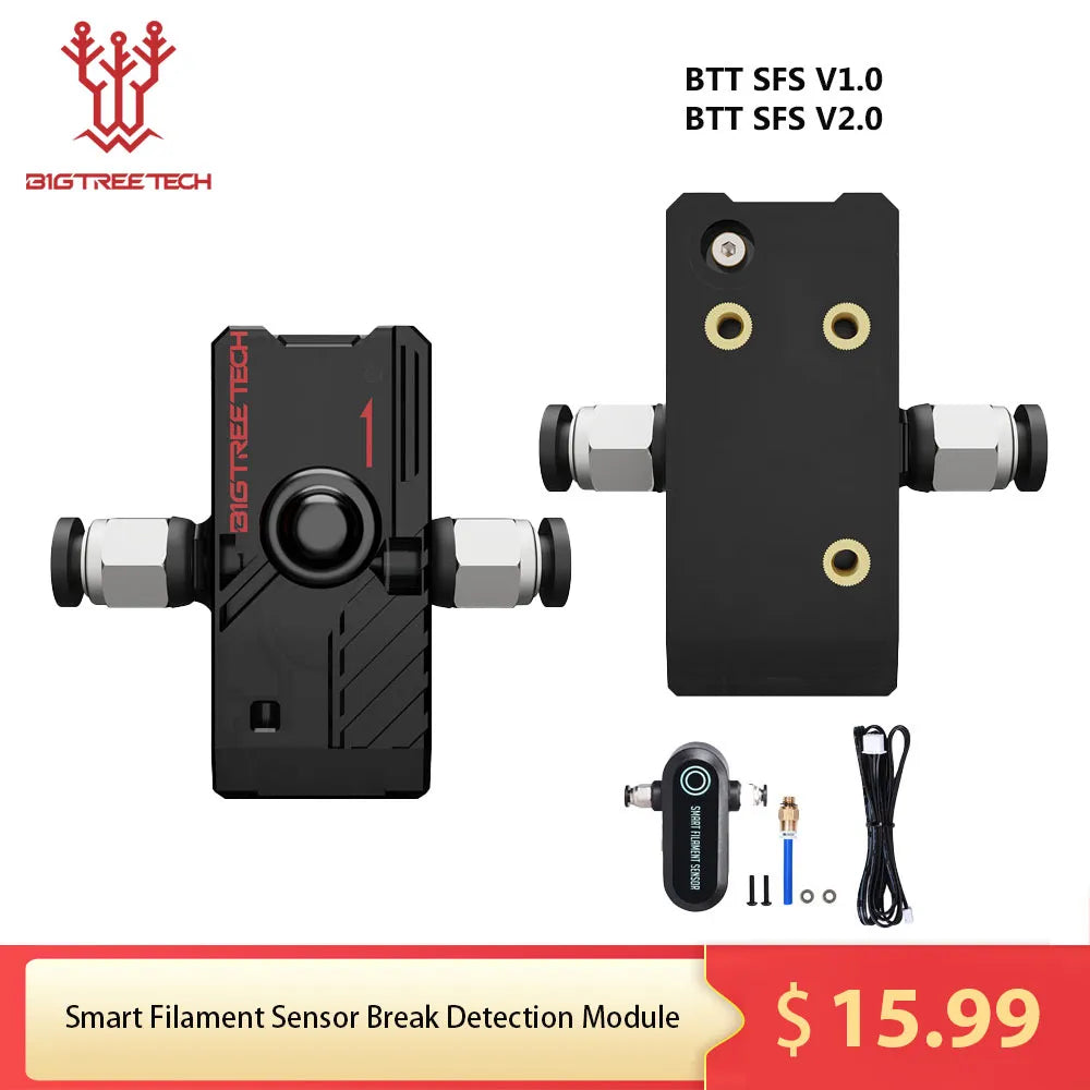 BIGTREETECH Smart Filament Sensor Break Detection Module BTT SFS V1.0 Monitor 3D Printer Parts For SKR V1.4 Turbo SKR 2 mini E3