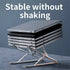 Aluminum 9 Levels Double Adjustable Height Vertical Folding Raised Layer Laptop Stand For iPad MAC Book