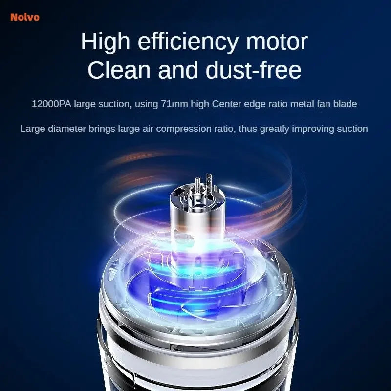 12000Pa Powerful Electric Suction Machine Household Vacuum Cleaner Mop Hardwood Floor Car Wireless Stick Cleaning Machine