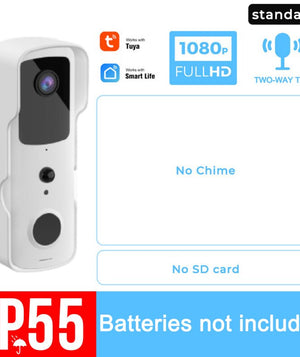 Tuya WiFi Video Intercom Doorbell Smart Home Wireless Doorbell Camera Monitor House Access Control System Work with Alexa Google