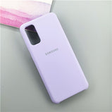 S20FE Case Original Samsung Galaxy S20 FE Ultra Plus S20+ Silky Silicone Cover High Quality Soft-Touch Back Shell