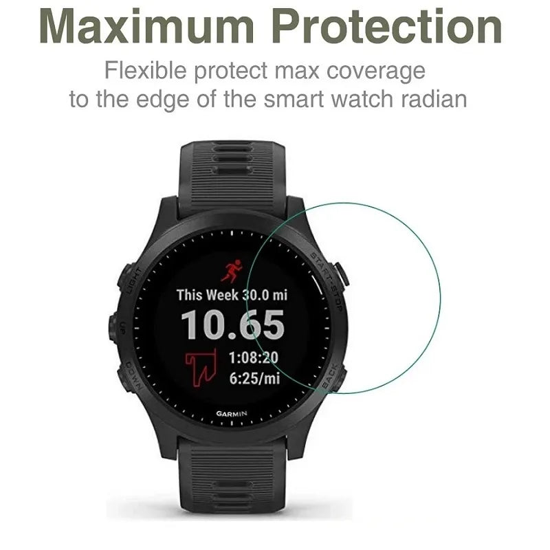 Protective Hydrogel Film on Watch Garmin Forerunner 255 245 935 945 955 965 265 735 745 645 235 158 55 45 Screen Protector Foil