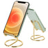 Cell Phone Stand for Desk, Business Card Holder,Cute Metal Cell Phone Stand, Metal Wire Cellphone Cradle Dock for Phone Tablet