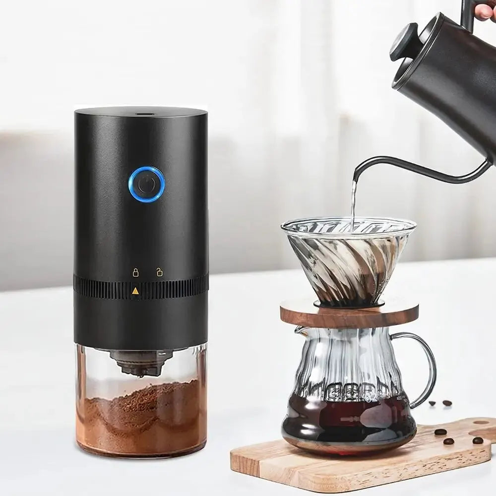 AliExpress Collection Electric Coffee Bean Grinder USB Type-C Charging Mini Coffee Bean Mill Grinder Espresso Spice Grinder for