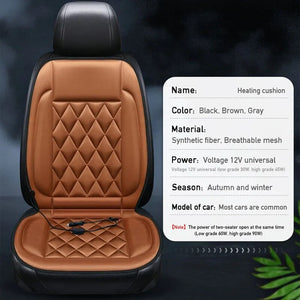 Car Heated Seat Cover Seat car Heater Household Cushion 12V car driver heated seat cushion, temperature Auto seat heating pad