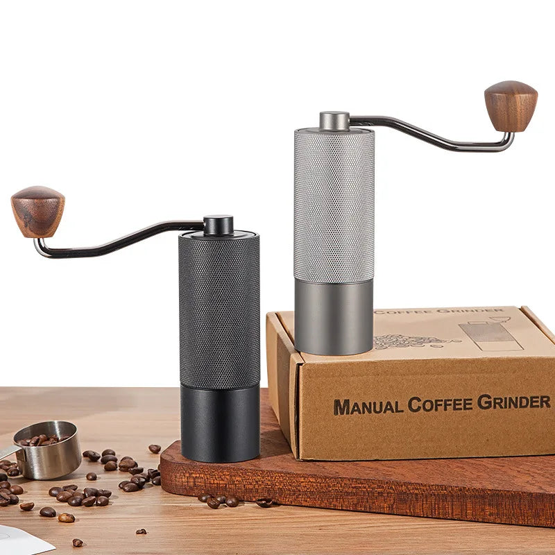 Portable Manual Coffee Grinder STAINLESS STEEL BURRS High Quality Aluminum Manual Coffee Milling Tools