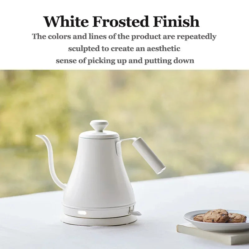 0.8L 220V Electric Espresso Pots Gooseneck Coffee Kettel Hand Brewing Make Tea Portable Moka Pot Coffeeware Teaware Hotel Home