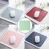 PU Leather Mouse Pad Anti-slip Office Accessories School Supplies Mouse Mat Solid Color Simple Waterproof Desk Set