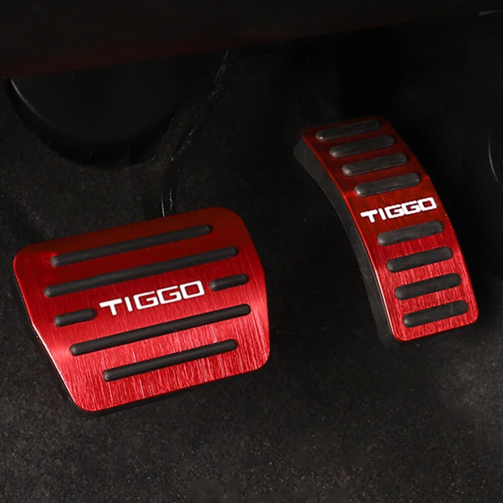 Auto Car Pedals Foot Accelerator Gas Fuel Brake Pad Plate Covers For Chery Tiggo 7 8 Pro Plus 2016-2021 2022 2023 Accessories