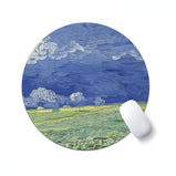 Wheatfields Under A Clouded Sky Van Gogh Mouse Pad Office Computer Non-Slip Thickened Surface for The Mouse Personalized Deskpad