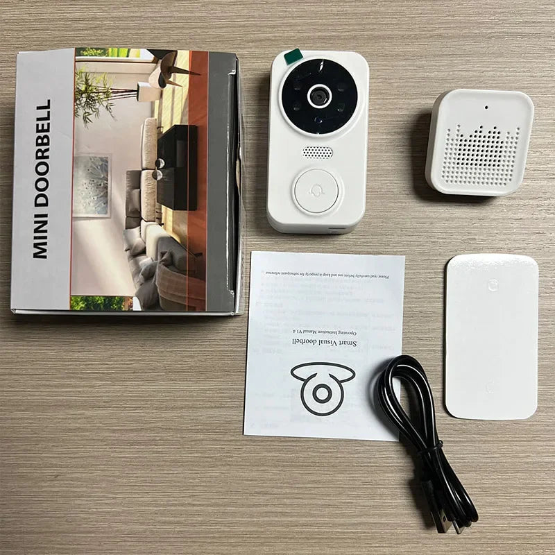 M8 Smart Visual Doorbell Video Door Bell Two-way Intercom Intelligent Infrared Night Vision Remote Monitoring Security System