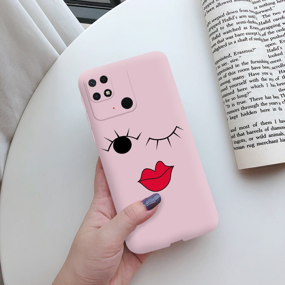 For Redmi 10C Case Redmi 10C Cover Cute Cartoons Painted Soft Silicone Phone Case For Xiaomi Redmi 10C Redmi10C 10 C Case Funda