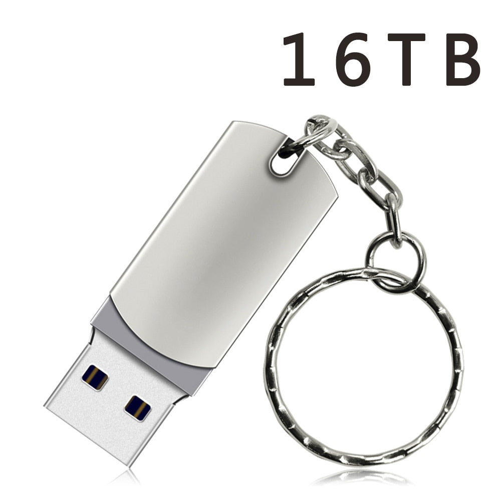 New USB 3.0 Pendrive 4TB High Speed Flash Metal Pen Drive 16TB 8TB 6TB Portable Waterproof U Disk Stick Mini SSD Memoria Pen USB