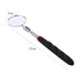 360 Retractable Telescopic Inspection Detection Lens Round Mirror Silver Pocket Clip New Car Tools Detection Tool Equipment