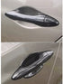 For Hyundai Tucson IX35 2009-2014 Carbon Fiber Gloss Black Chrome Car Door Handle Cover Bowl Sticker Styling Auto Accessories