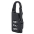 Portable Mini Lock Padlock with 3 Digital Combination Code Outdoor Travel Luggage Zipper Backpack Handbag Safe Anti-theft Lock