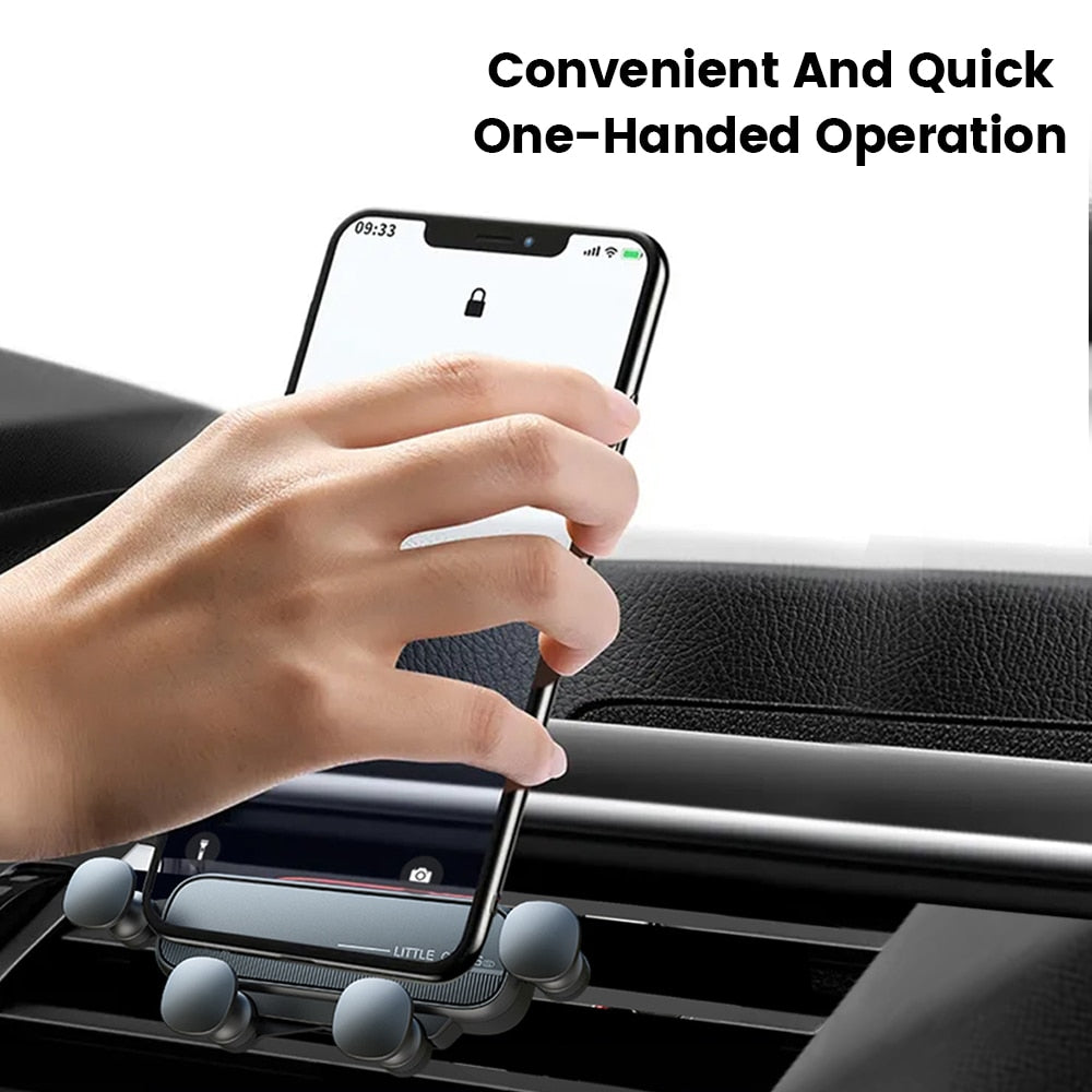 Olaf Gravity Car Phone Holder Air Vent Clip Mount Mobile Cell Phone Stand In Car GPS Support For iPhone 13 12 Pro Xiaomi Samsung