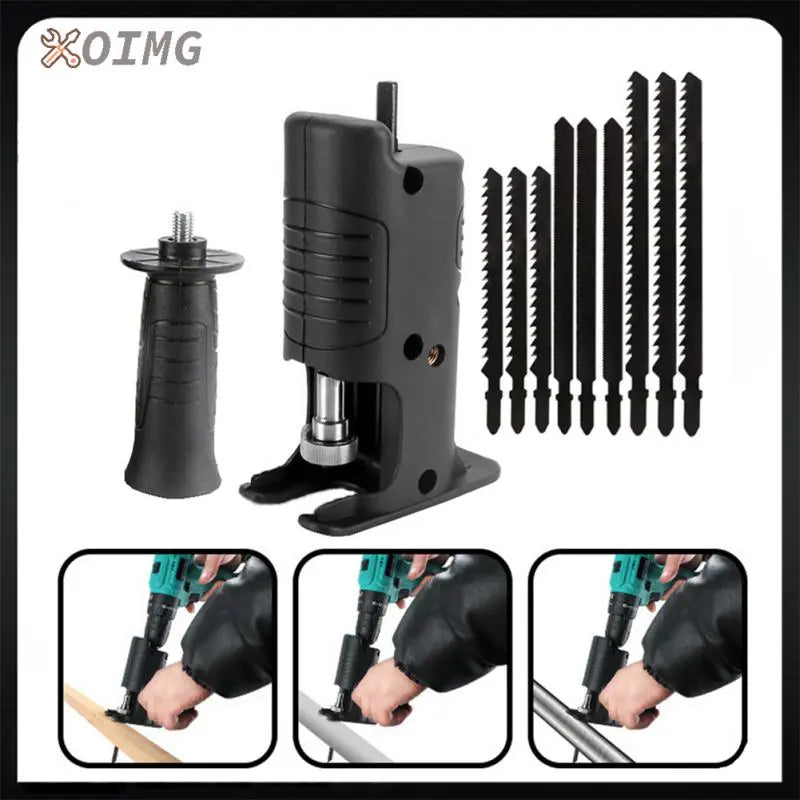 Electric Wrench Adapter Electric Drill Converter Conversion Head  Drill Handle Carousel Saw Chainsaw Woodworking Cutting Tools