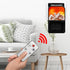 Small Portable Ceramic Space Heater Electric Heater Fan Thermostat Control Fireplace Heater with Realistic Flames 900W