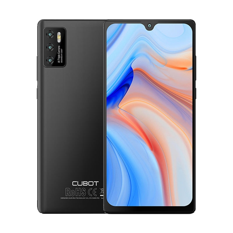 Cubot P50 Smartphone Android 11 OS 6GB +128GB 6.217" Display 4200mAh Battery Cellphones 20MP Camera Night Mode NFC Mobile Phone