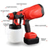 800ML Electric Cordless Spray Gun Paint Sprayer Auto Furniture Steel Coating Airbrush 4 Nozzle Flower Watering Spray Gun