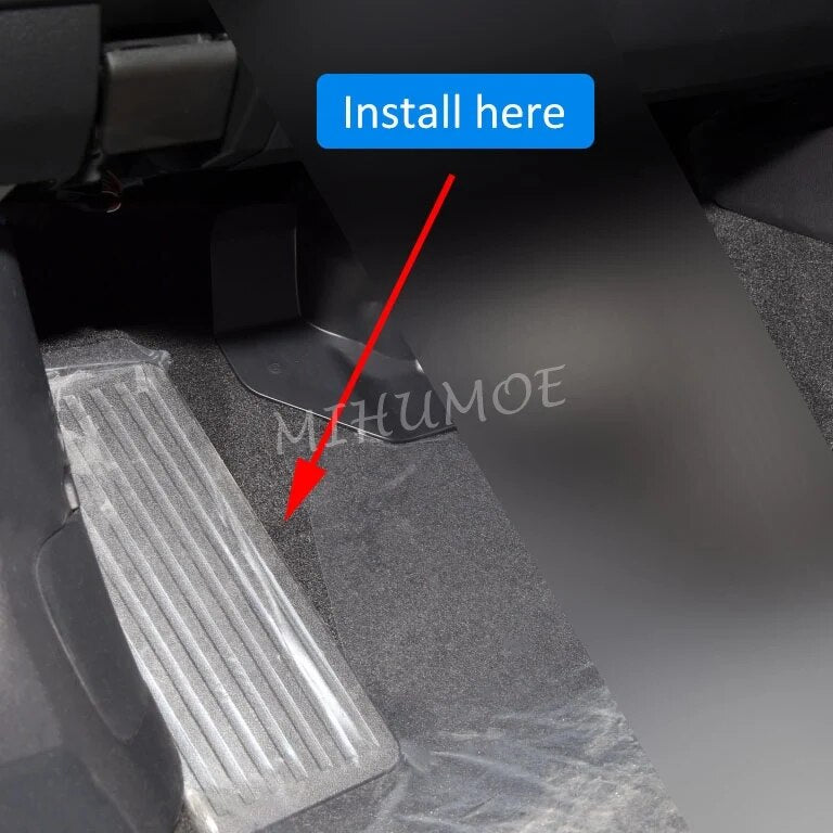 Aluminium Footrest Dead Foot Rest Pedal Pad Cover For Mazda 3 CX-30 CX-50 CX-60 2019-2023