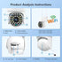 DBIT Wifi Survalance Camera A13 Security Protection IP Camera 1080P 360° Panorama Night Vision Intercom Camcorder