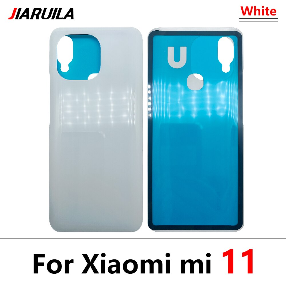 New Housing Battery Cover Repair Replace Back Door Rear Case With Adhesive For Xiaomi Mi 11T / Mi 11 / Mi 12 Pro With LOGO