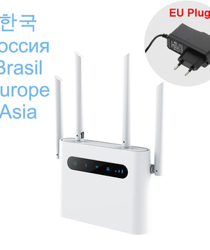 4G SIM card wifi router 4G lte cpe 300m CAT4 32 wifi users RJ45 WAN LAN indoor wireless modem Hotspot dongle